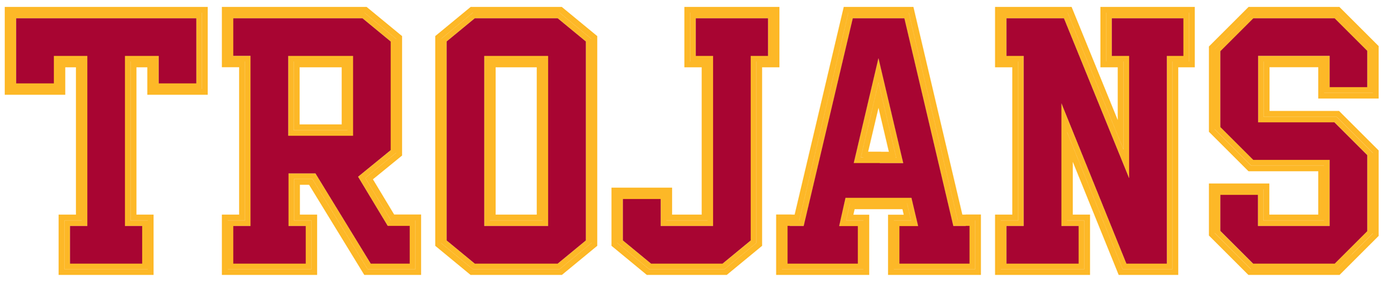 Southern California Trojans 2000-2015 Wordmark Logo 10 vinyl decal